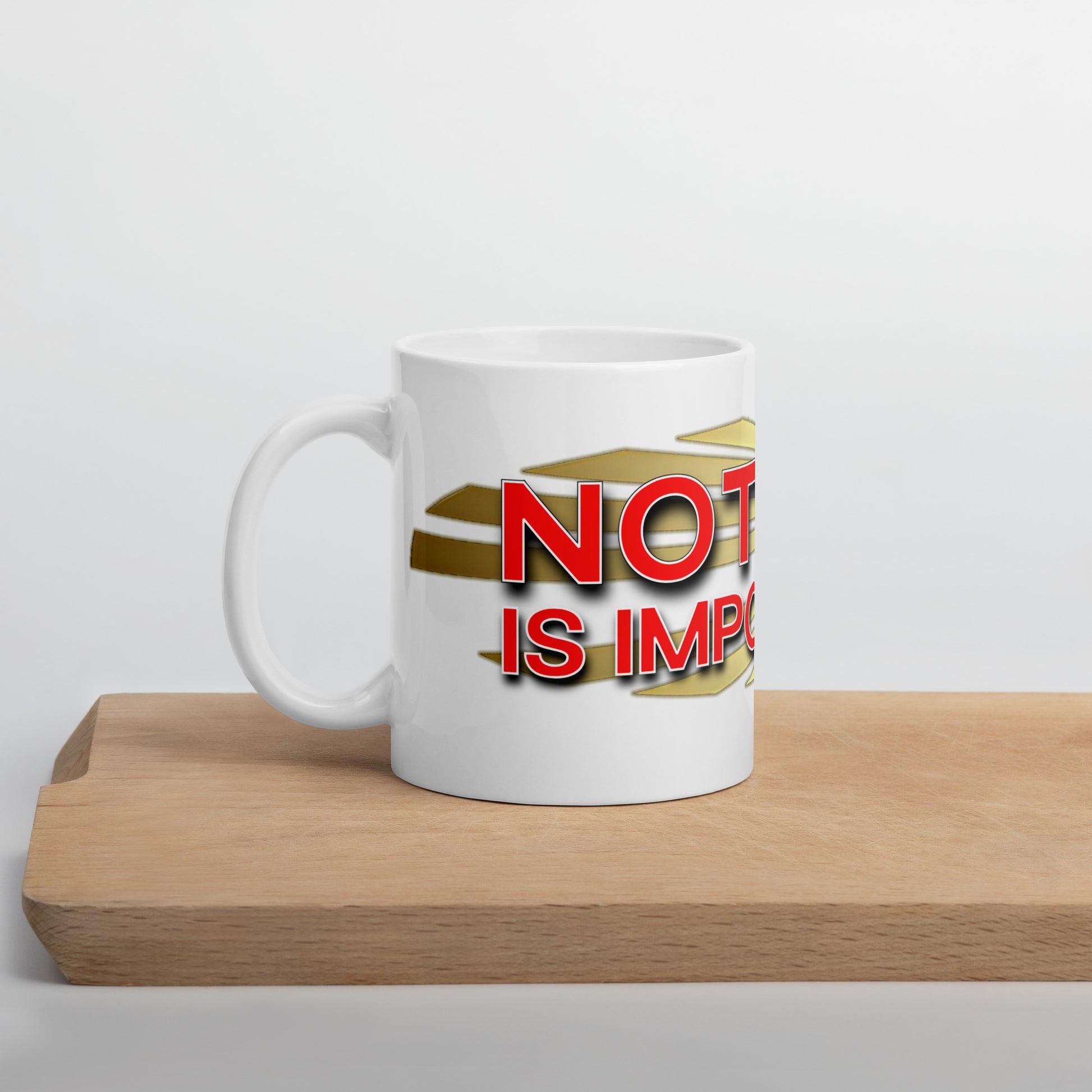 Nothing Is Impossible White glossy Tea Mug - Marjan Design Store