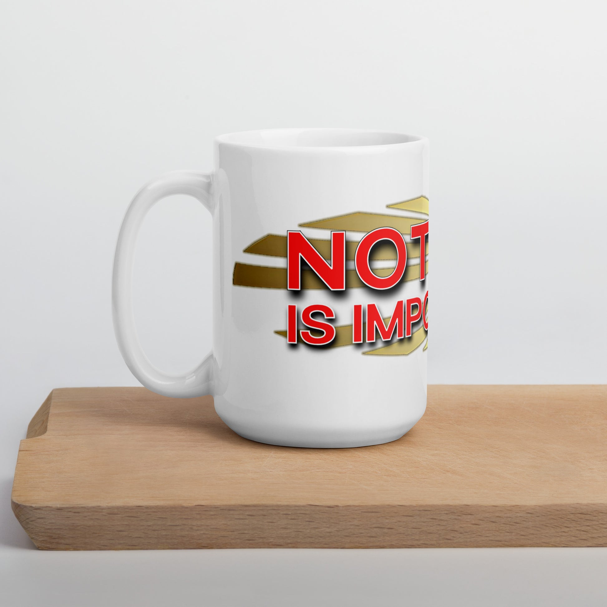 Nothing Is Impossible White glossy Tea Mug - Marjan Design Store