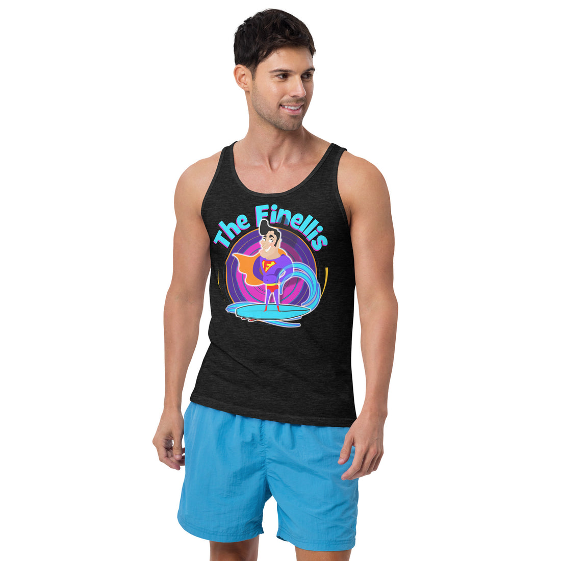 Surfing SuperTony Unisex Tank Top - Marjan Design Store